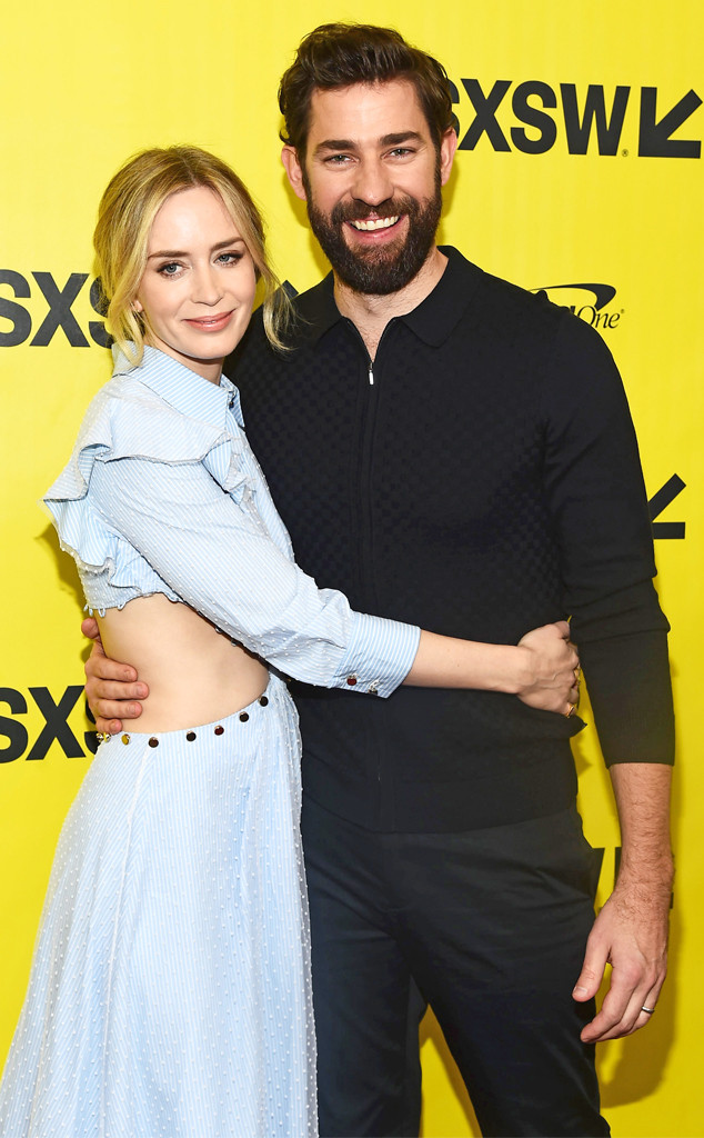 Emily Blunt John Krasinski S Secret To Mixing Work With Marriage